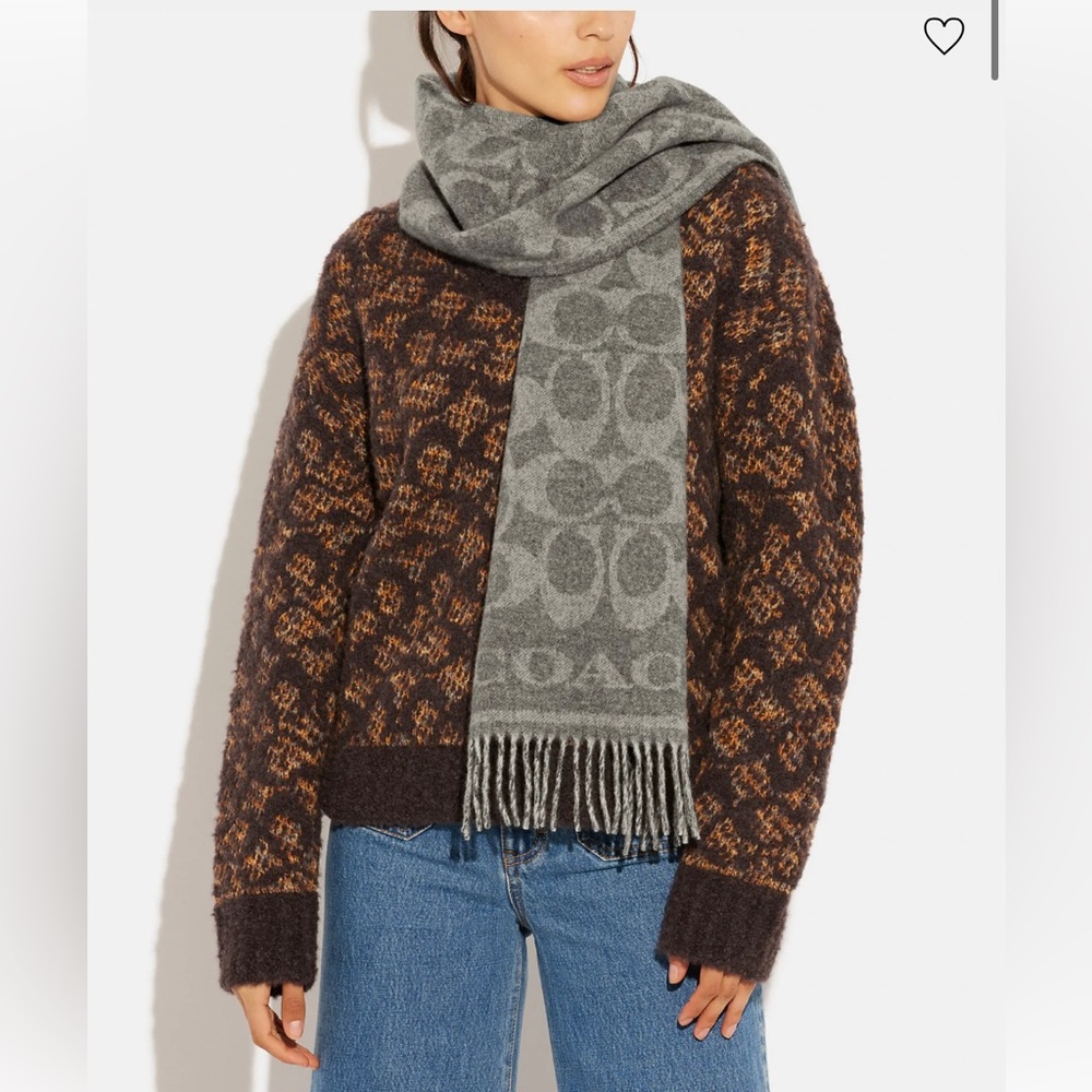 Coach Reversible Scarf